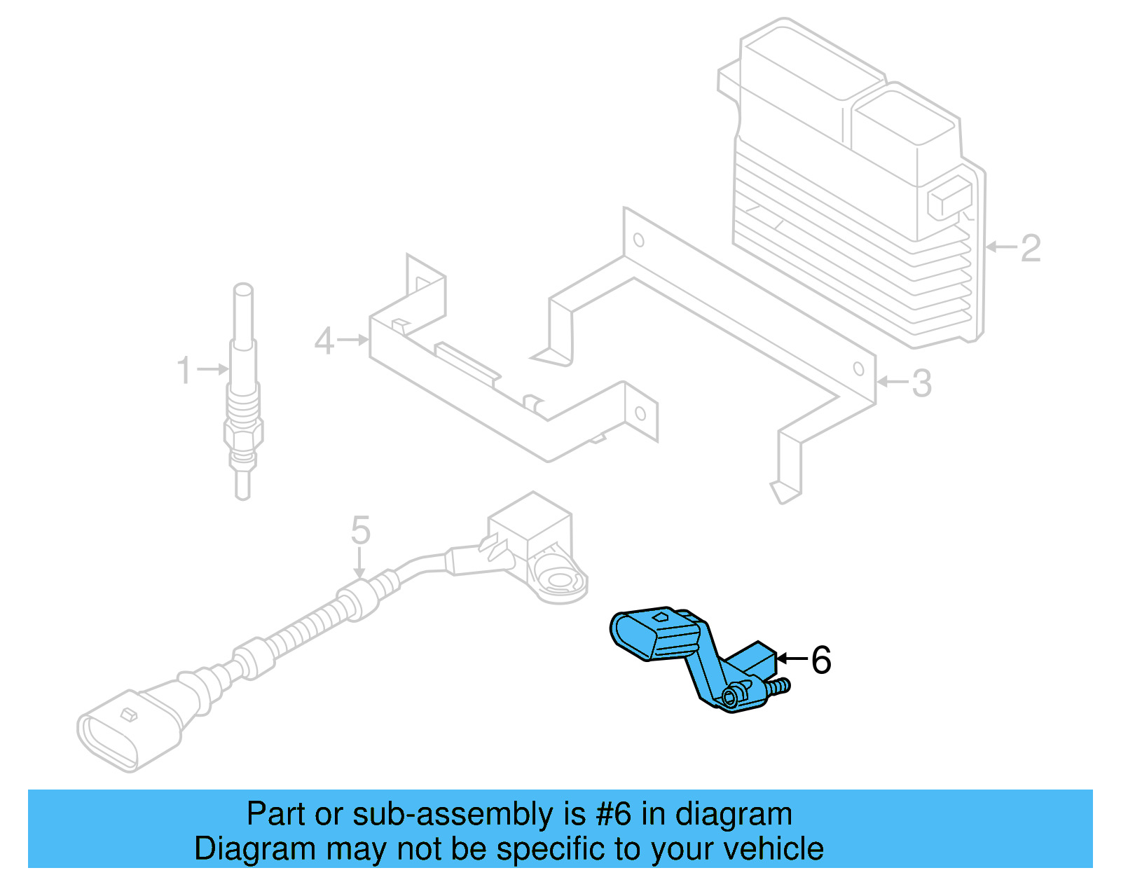 Crankshaft Position Sensor 03C-906-433-E