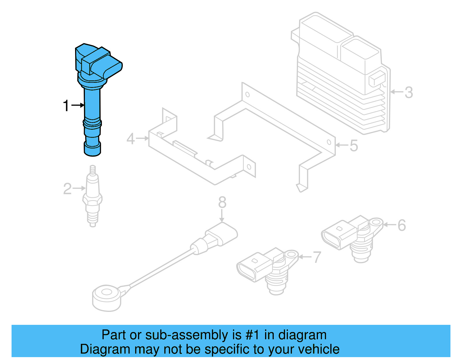 Ignition Coil 06H-905-110-P
