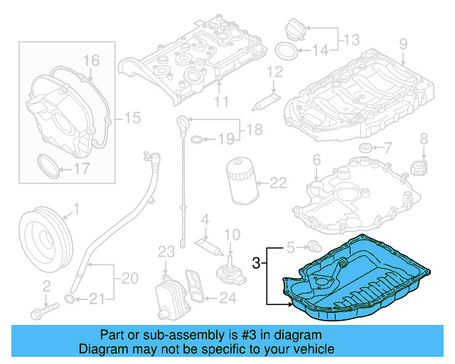 Engine Oil Pan 06J-103-600-AF