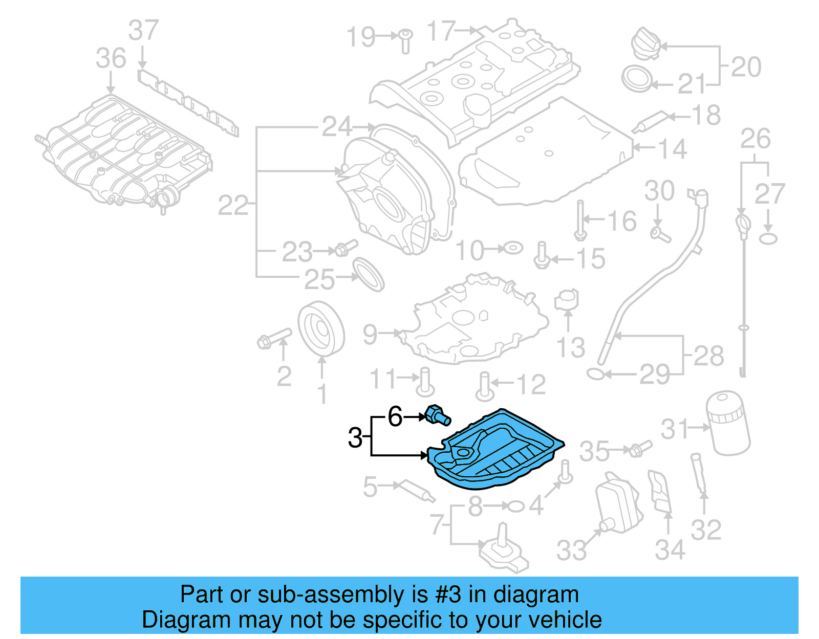 Engine Oil Pan 06J-103-600-AF