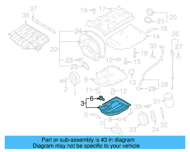 Engine Oil Pan 06J-103-600-AF