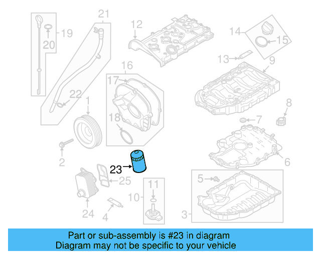 Oil Filter 06J-115-403-Q - View 25