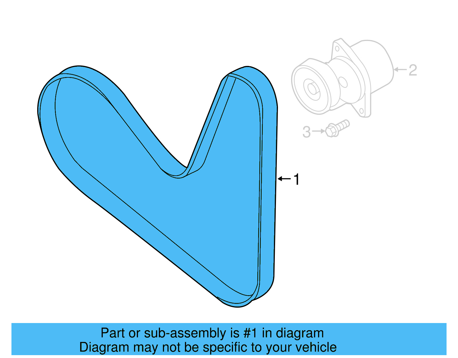 Serpentine Belt 06K-903-137-A - View 7
