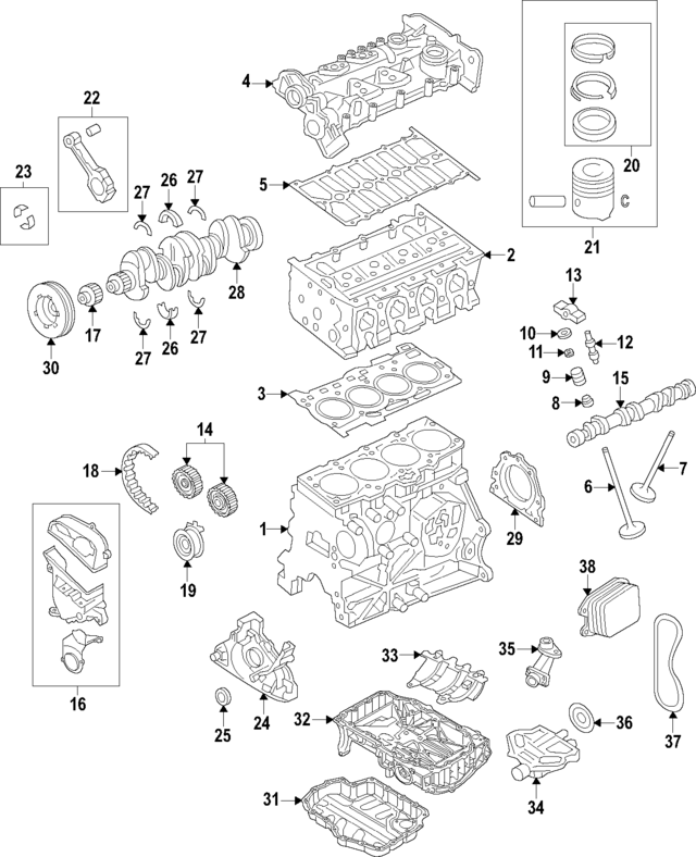 Timing Belt 04E-109-119-F - View 2
