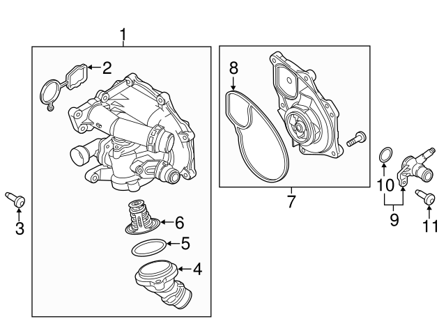 Engine Water Pump 06L-121-012-L - View 32