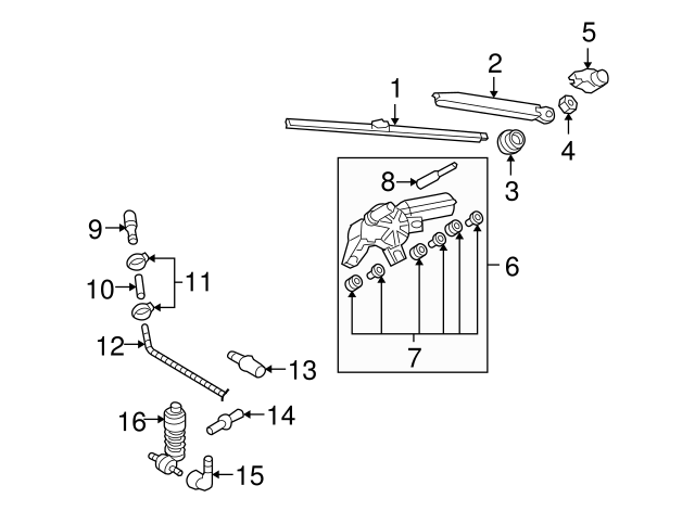 Wiper Motor Assembly 5N0-955-711-B — zdjęcie 6