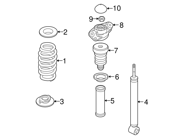 Coil Spring 1K0-511-115-DF — Ansicht 6