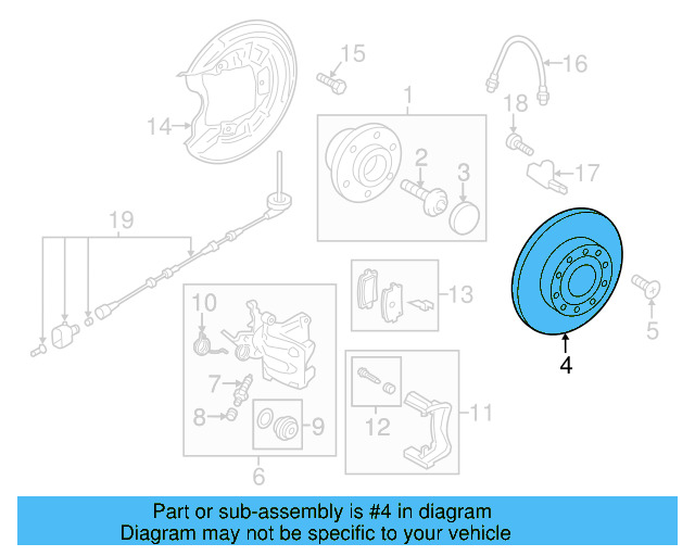 Disc Brake Rotor Rear 5Q0-615-601-D — фото 21