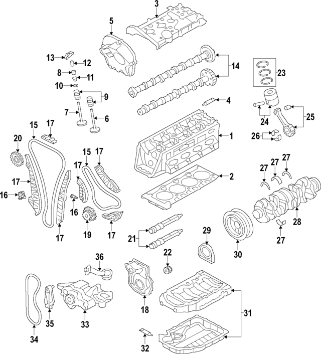 Engine Timing Chain 06K-109-158-BP - View 11