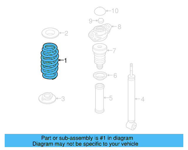 Coil Spring 1K0-511-115-DF