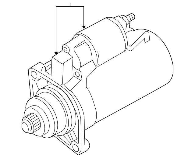 Starter Motor 02E-911-024-AX - View 3