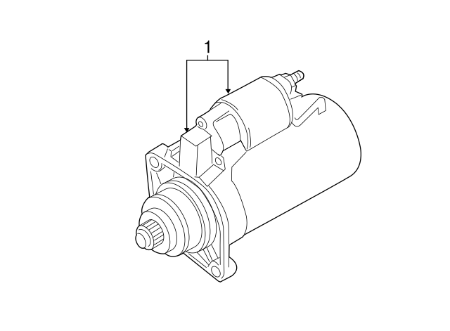 Starter Motor 02E-911-024-AX - View 4