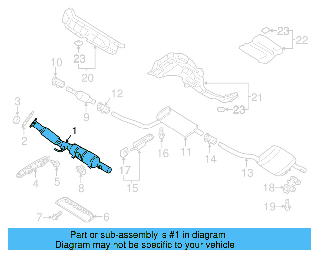 Catalytic Converter 5C0-253-059-AL — Ansicht 8