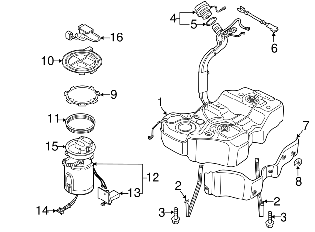 Fuel Filter 3C0-919-679-A - View 8