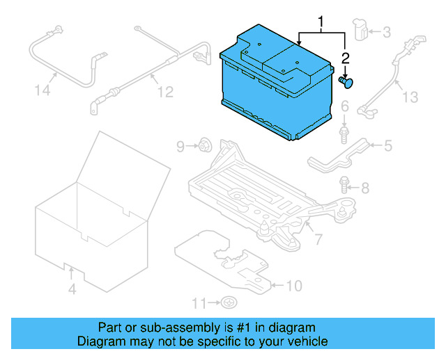 Vehicle Battery 5K0-915-105-G - View 8