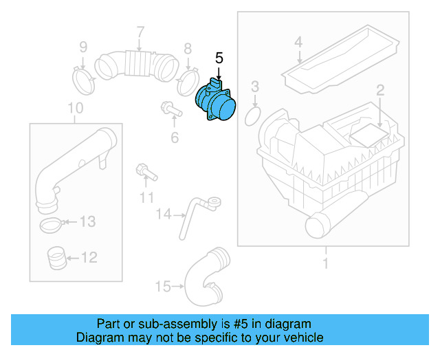 Mass Air Flow Sensor 06J-906-461-B - View 21