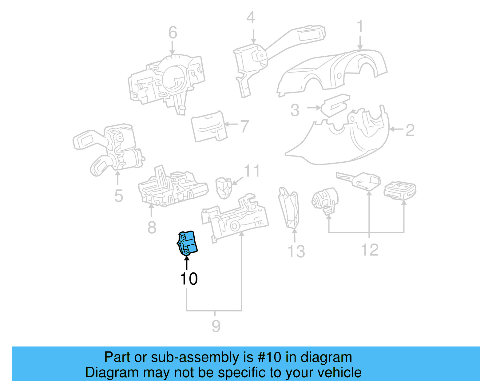 Ignition Switch 1K0-905-849-B — Ansicht 10