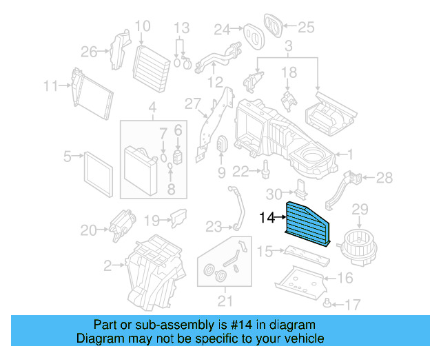 Cabin Air Filter 1K1-819-669