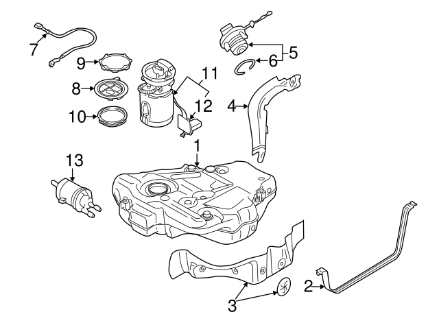 FUEL FILTER Gas motor 6Q0-201-051-J - View 43