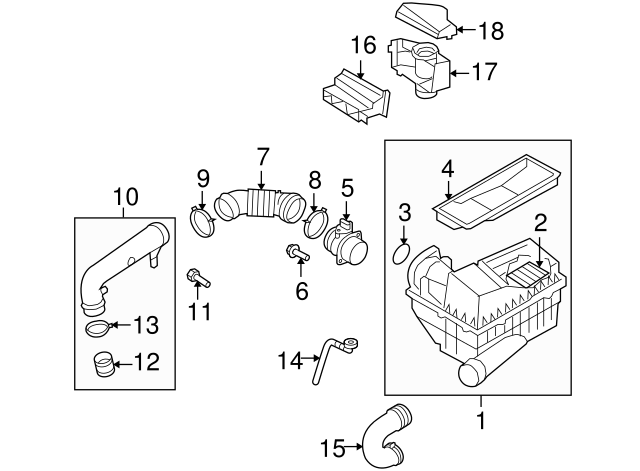 Mass Air Flow Sensor 06J-906-461-B - View 38