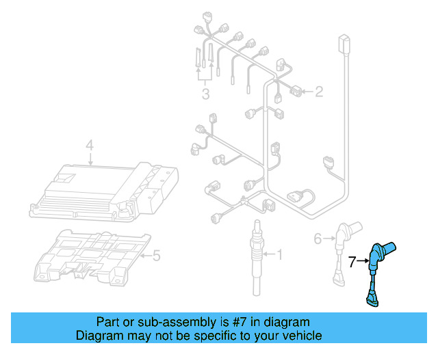Crankshaft Position Sensor 03C-906-433-E
