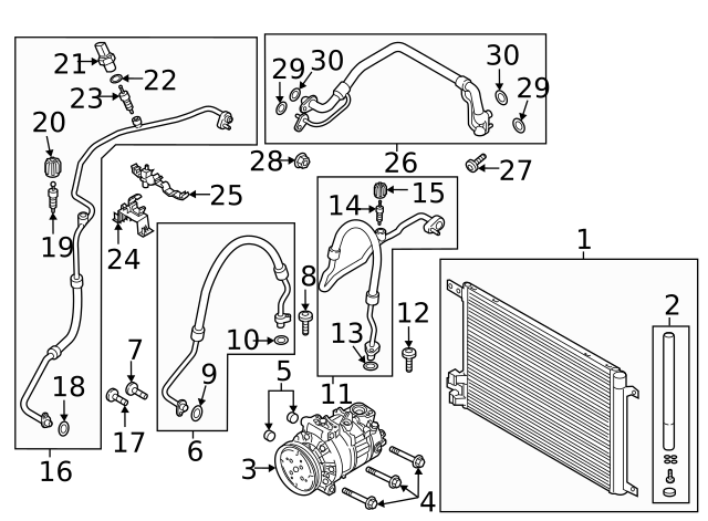 A/C Condenser 5Q0-816-411-AR — фото 12