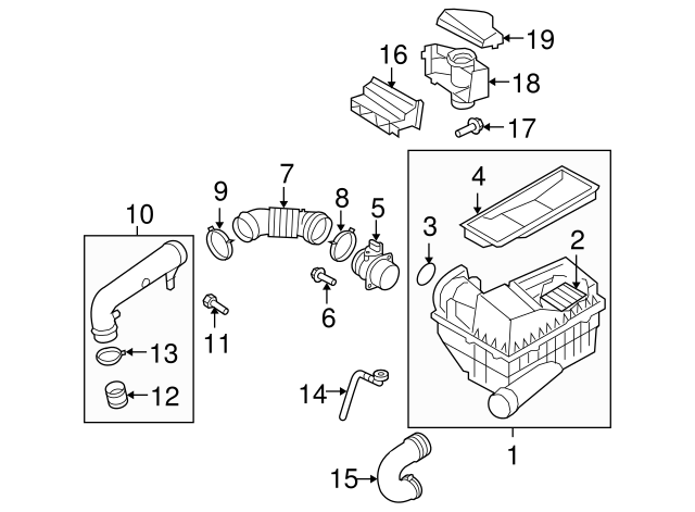 Mass Air Flow Sensor 06J-906-461-B - View 25