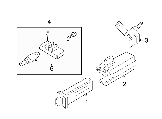 TPMS Sensor 5Q0-998-270-F