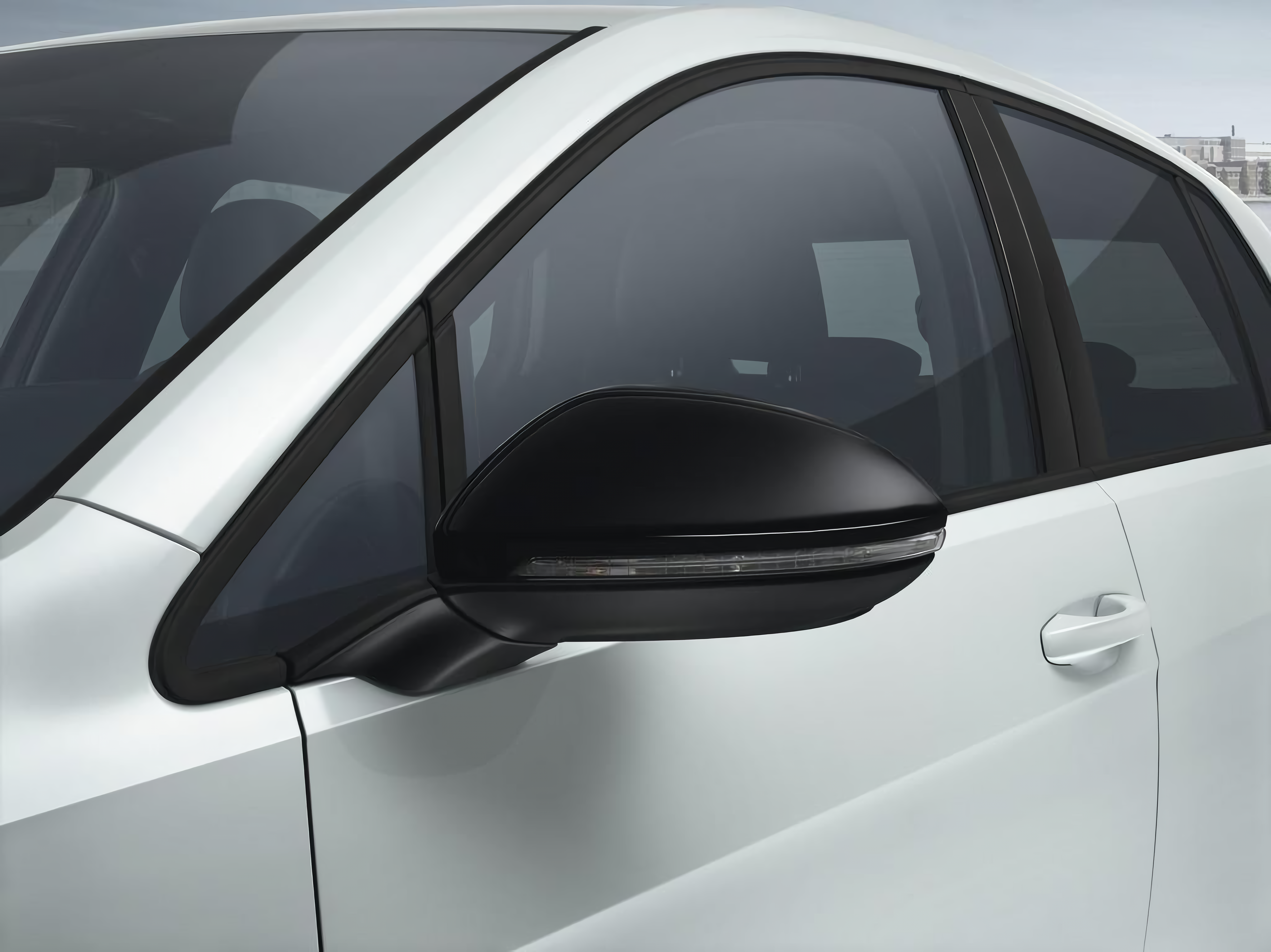 High Gloss Black Mirror Caps 5G0-072-530-A