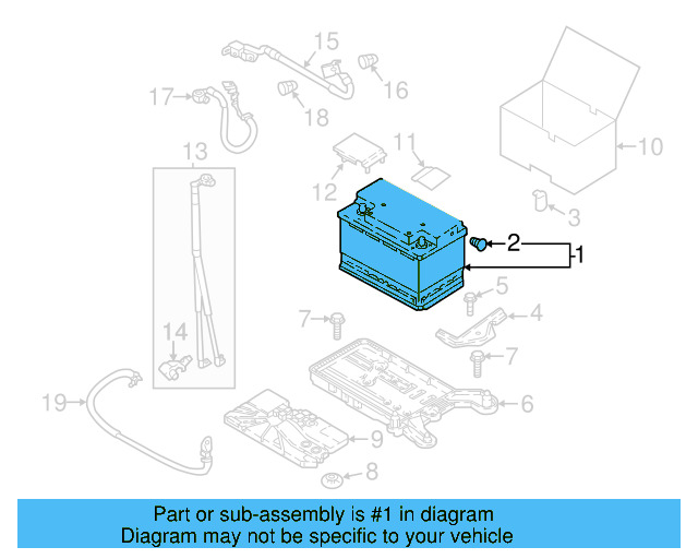 Vehicle Battery 5K0-915-105-G - View 7