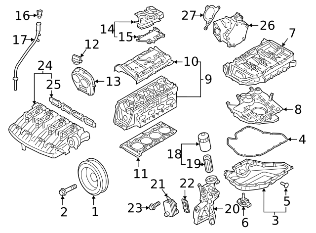 Engine Oil Pan 06J-103-600-AF