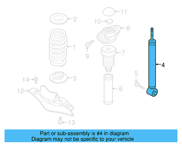 Shock Absorber 5N0-513-049-AP — фото 2