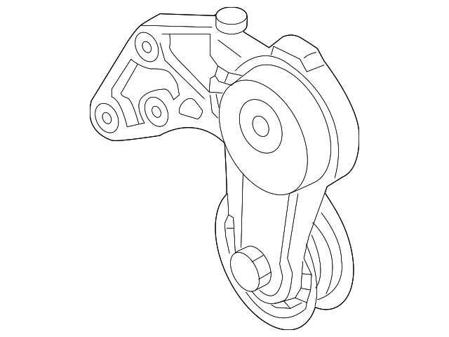 Accessory Drive Belt Tensioner Assembly 03H-145-299-B — Ansicht 3