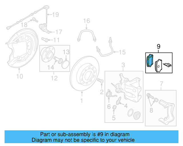 Brake Pads Rear 5C0-698-451-D