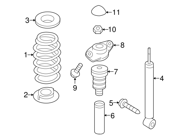 Coil Spring 1K0-511-115-DF — Ansicht 7