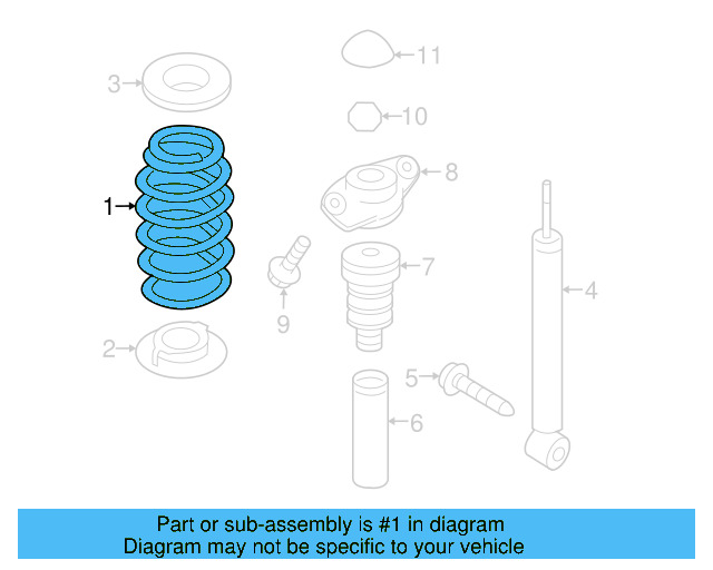 Coil Spring 1K0-511-115-DF