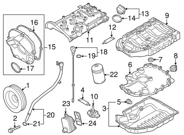 Engine Oil Pan 06J-103-600-AF