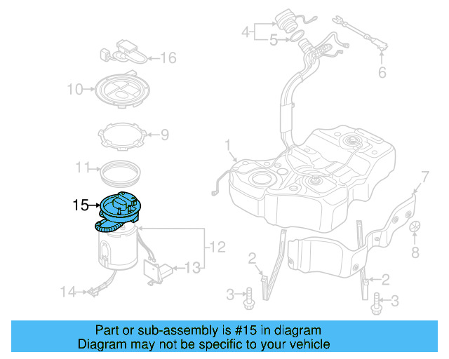Fuel Filter 3C0-919-679-A - View 11