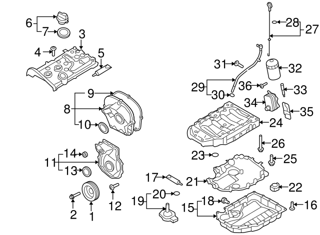 Engine Oil Pan 06J-103-600-AF