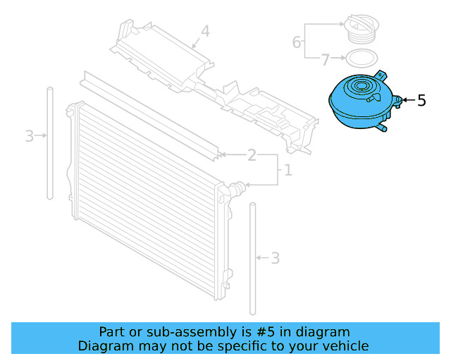 Expansion Tank 3Q0-121-407-F