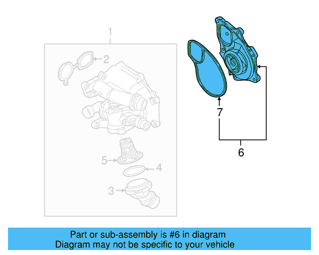 Engine Water Pump 06L-121-012-L - View 35