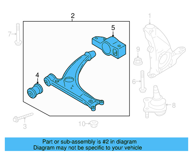 Lower Control Arm 5N0-407-152