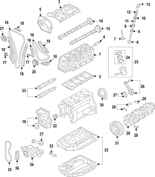 Engine Timing Chain 06K-109-158-BP - View 13