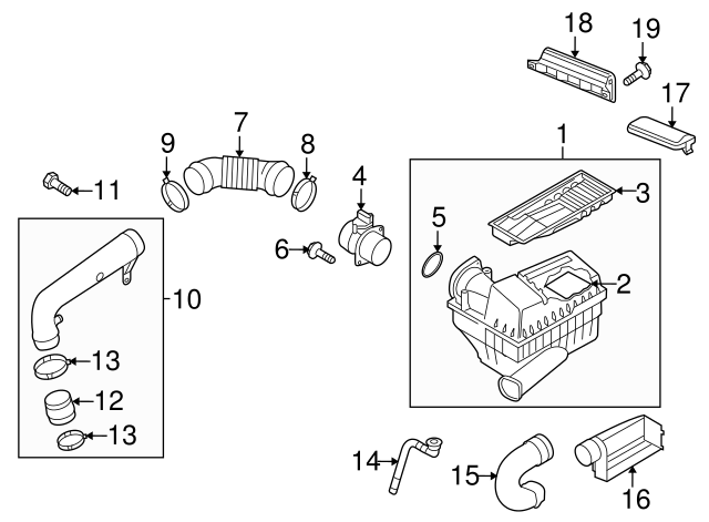 Mass Air Flow Sensor 06J-906-461-B - View 36