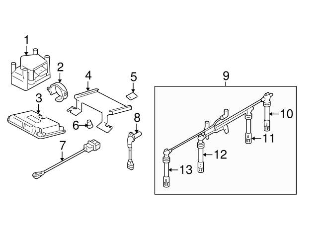 Camshaft Position Sensor 07K-907-601-A