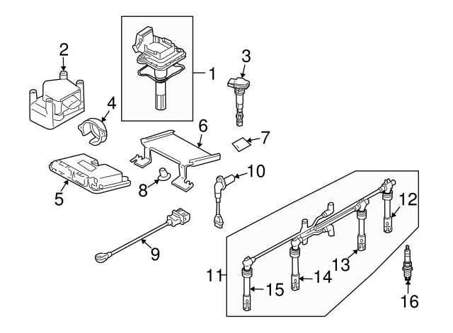 Camshaft Position Sensor 07K-907-601-A - View 35