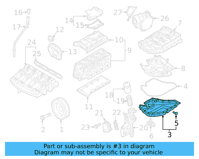 Engine Oil Pan 06J-103-600-AF — Ansicht 34