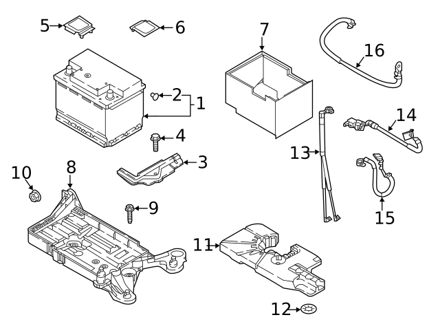 Vehicle Battery 5K0-915-105-G