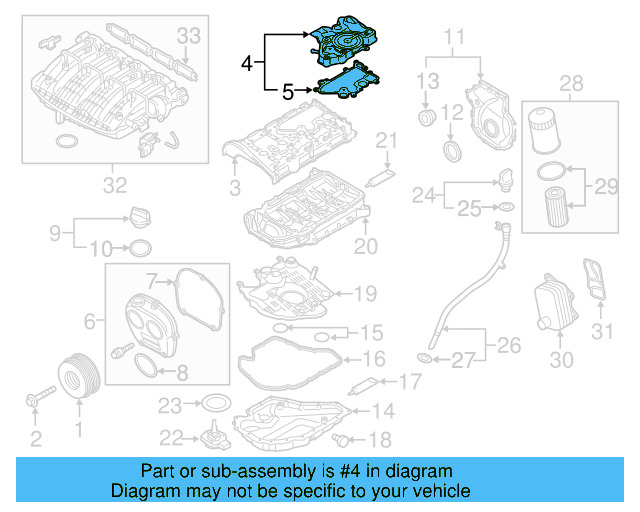 Engine Crankcase Vent Valve 06K-103-495-BM — Ansicht 8