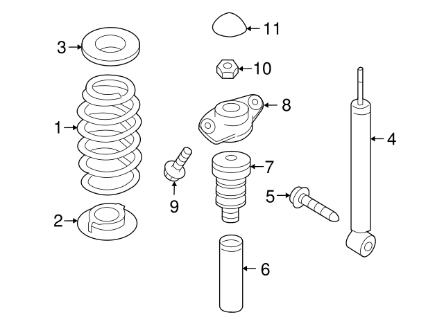 Coil Spring 1K0-511-115-DF — Ansicht 23